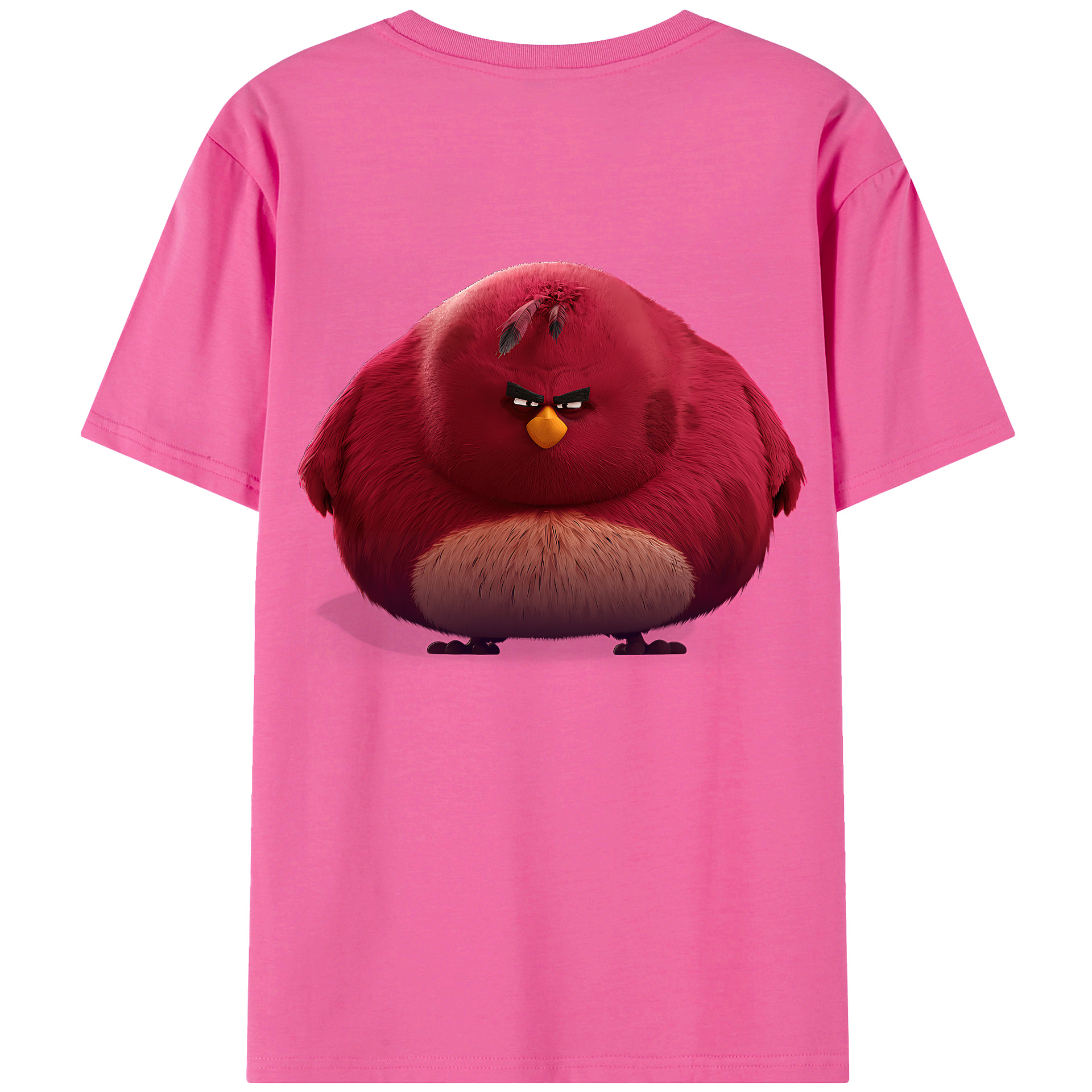 （画像用） Angry Birds アングリーバード レディース半袖Tシャツ(バックプリント)